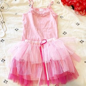 Lot of 4 girls Dance Outfits.  Size Small.  3-4T